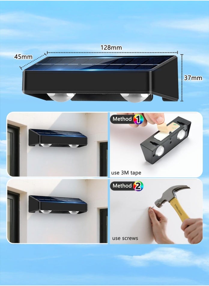 MODI 2W Solar LED Wall Light Pack of 10 – Outdoor Waterproof Garden & Fence Light, Warm White Solar Wall Light - Image 5