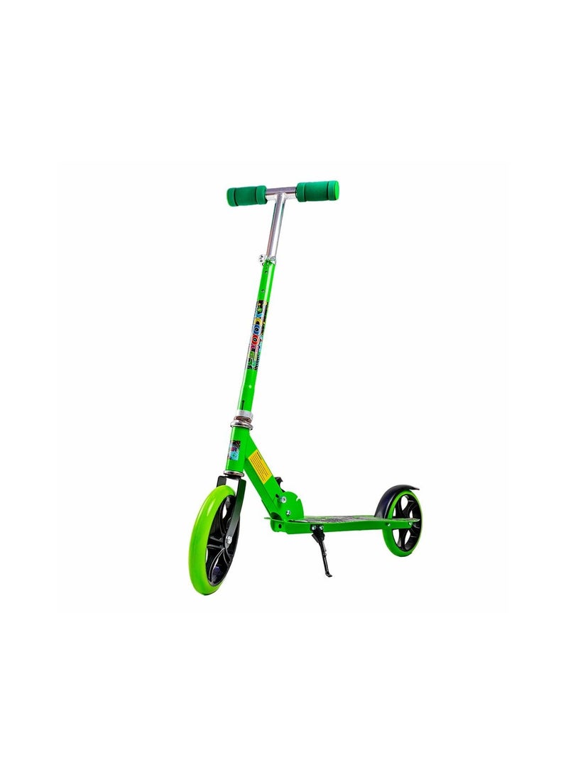 Generic Foldable Aluminum Hand and Metal Body 3B Wheels Green Fable Scooter – 672  - Image 2