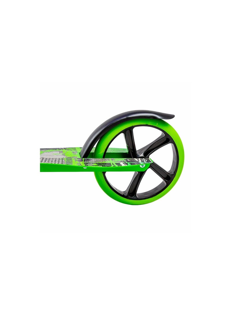Generic Foldable Aluminum Hand and Metal Body 3B Wheels Green Fable Scooter – 672  - Image 4
