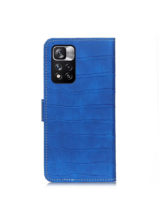 إيروريكس جراب لهاتف Xiaomi Redmi Note 11 Pro / Redmi Note 11 Pro+ 5G / Mi 11i جراب هاتف جلدي مغناطيسي بنقشة جلد التمساح مع حامل وفتحات للبطاقات ومحفظة - Image 3