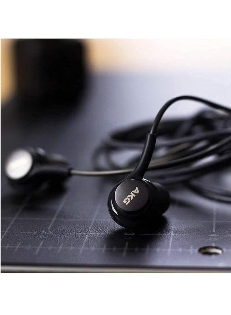 GENNEXT 2024 In-Ear Stereo Headphones for Samsung Galaxy S24/S23/S22/S21/S20, Note 10/10+ – AKG Designed with Microphone & Volume Control, Type-C Connector (Black) - Image 5