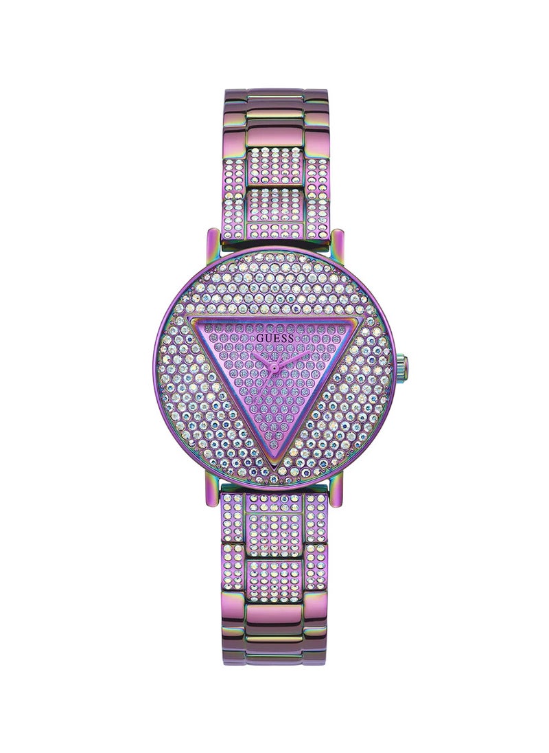 Guess watch for women, analog, 36mm, purple color, encrusted with diamonds, model GW0512L4 - pzsku/ZF0847F2BC82B21A08923Z/45/_/1741518971/a0d44779-0c0d-4e5b-bd29-3e5a253549f8