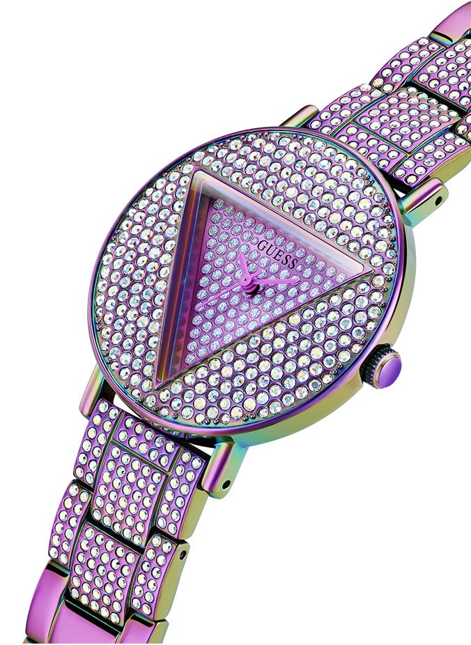 Guess watch for women, analog, 36mm, purple color, encrusted with diamonds, model GW0512L4 - pzsku/ZF0847F2BC82B21A08923Z/45/_/1741518972/69e54e17-1425-485d-9979-a42e0ca4fb15