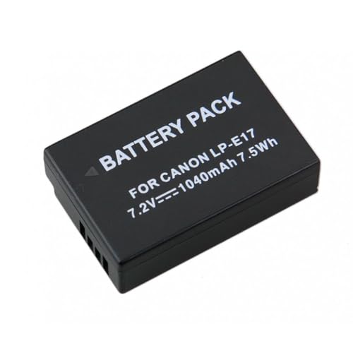 SKPM Rechargeable Camera Battery Compitable for Canon LP-E17 Battery (7.2V 1040mAh) for Compatibility - EOS 750D, EOS 760D, EOS 800D, EOS 77D DSLR Cameras - Image 1