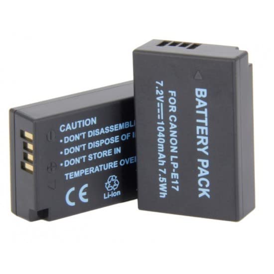 SKPM Rechargeable Camera Battery Compitable for Canon LP-E17 Battery (7.2V 1040mAh) for Compatibility - EOS 750D, EOS 760D, EOS 800D, EOS 77D DSLR Cameras - Image 2