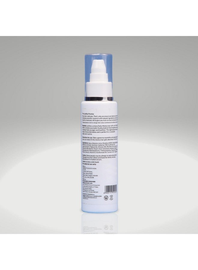 LASHIKA Lumiara Daily Moisturiser with Saffron & Vitamin E | Illuminates Complexion Removes Blemishes | Brightens & Hydrates Skin | For All Skin Types | For Men & Women - 100 ML (Pack of 1) - Image 4