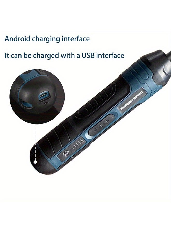 WINEENEE Cordless USB Screwdriver Kit with Heat-Resistant and Dustproof Design, 105 Accessories, Adjustable Torque, Long-Lasting Battery, Fast Charging, Portable for Home DIY and Professional Use - Image 5