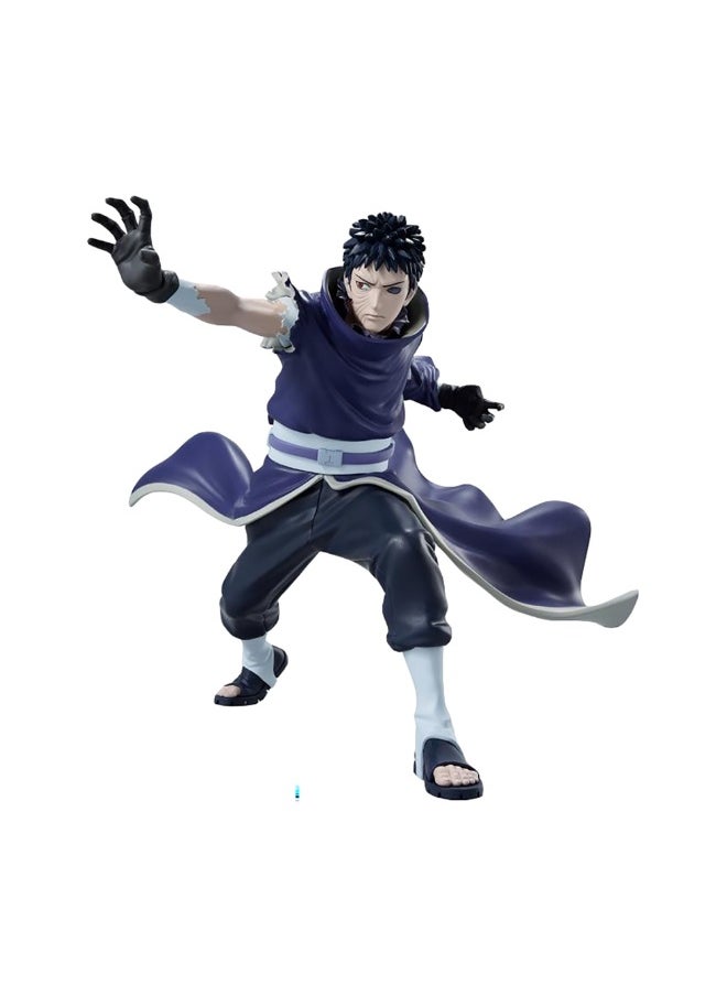 Banpresto - Banpresto Naruto Shippuden Vibration Stars Obito Uchiha II Action Figure (14 cm) - Image 1