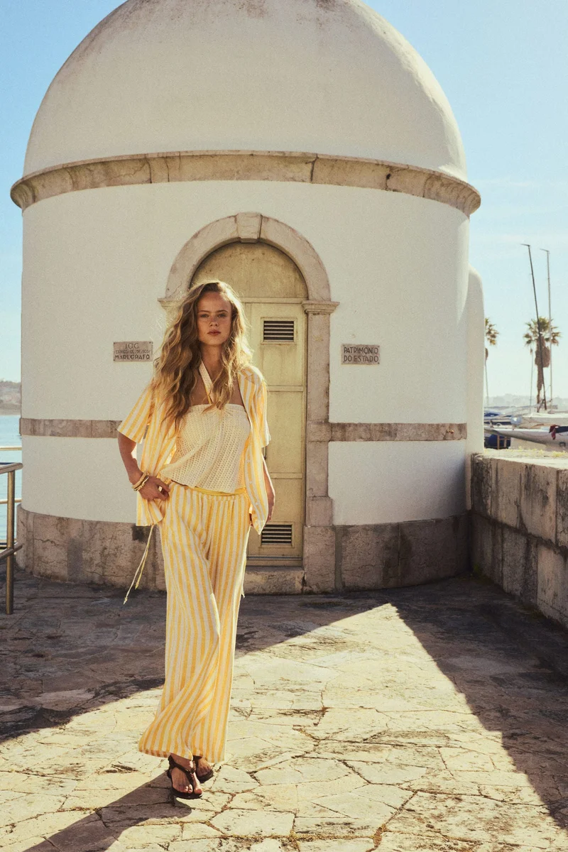 H&M Wide drawstring trousers