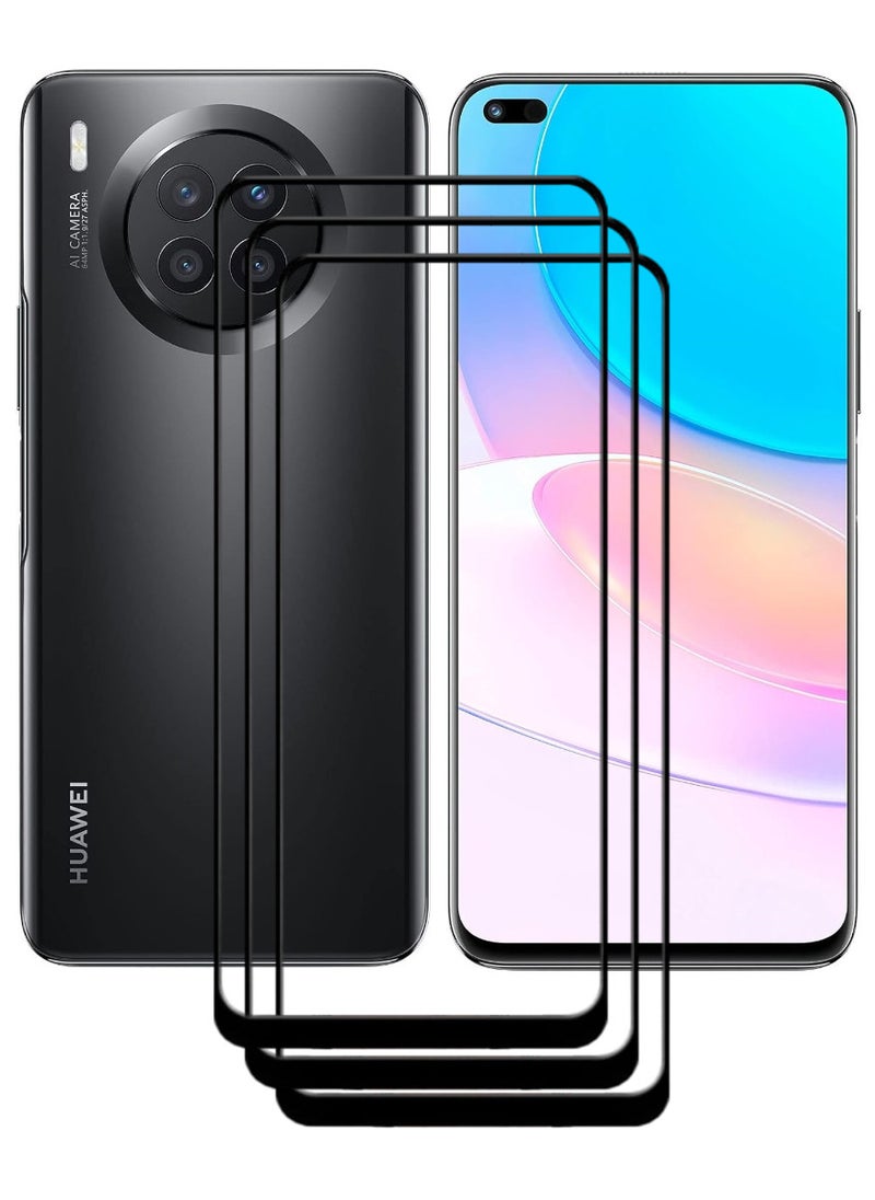 ACLIX 3 Pieces Antistatic ESD Dustproof Premium Quality High Definition Tempered Glass Screen Protector Designed For Huawei nova 8i - Image 1