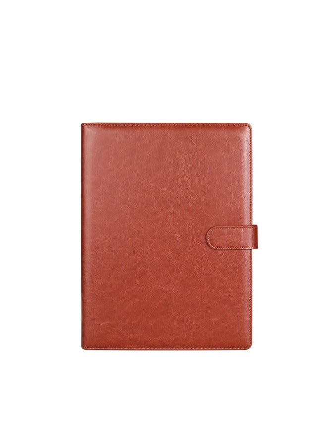 مجلد الحافظة Padfolio مجلد محفظة من جلد البولي يوريثان مجلد مقابلة السيرة الذاتية منظم المستندات القانونية مجلد محفظة تخزين ذكي محمول - Image 2