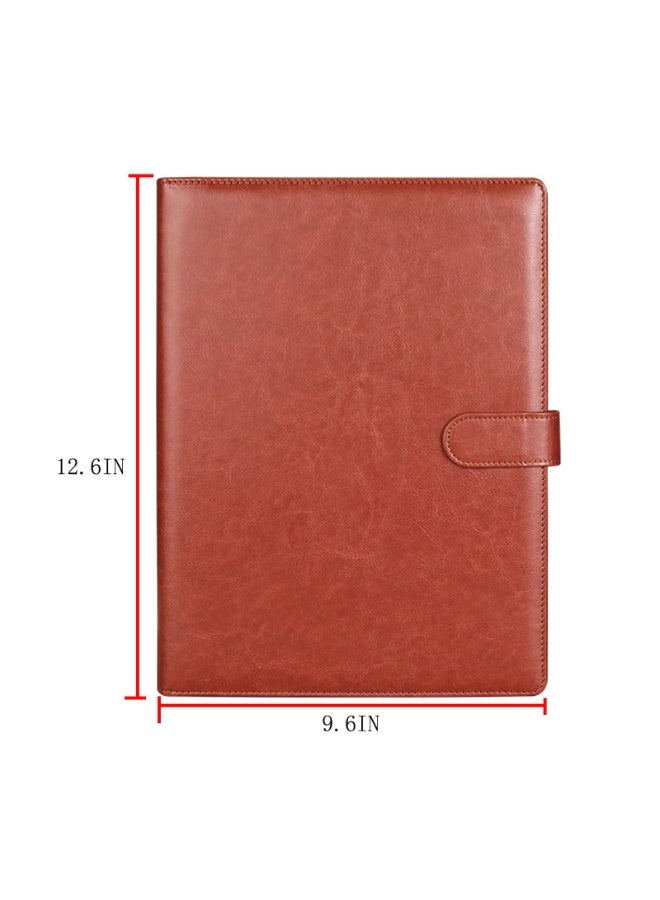 مجلد الحافظة Padfolio مجلد محفظة من جلد البولي يوريثان مجلد مقابلة السيرة الذاتية منظم المستندات القانونية مجلد محفظة تخزين ذكي محمول - Image 4