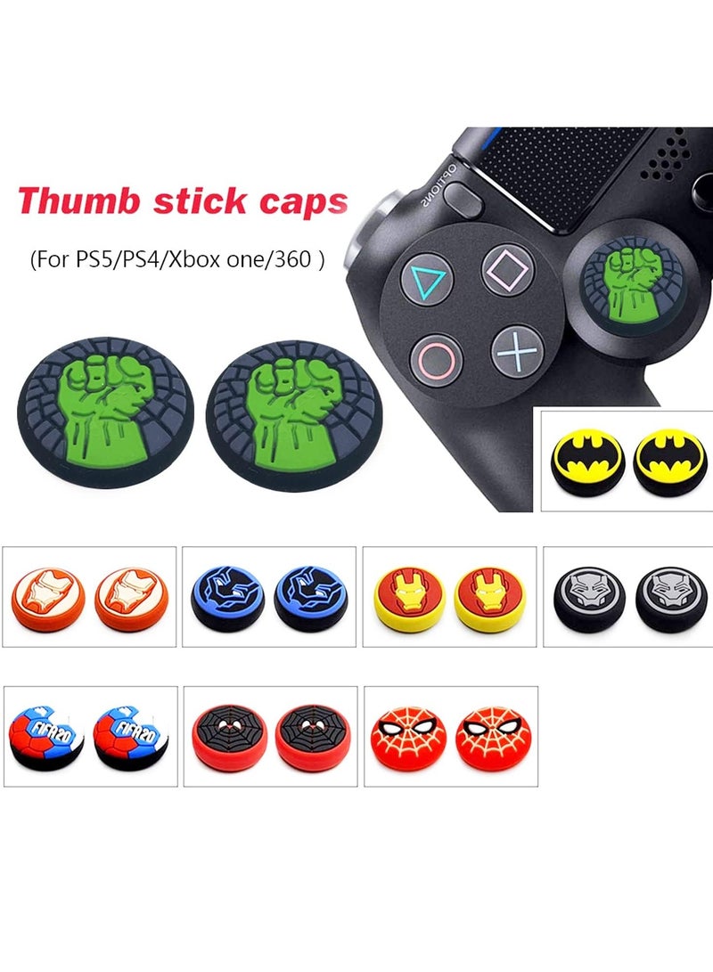 2-Piece Galaxy Thumb Grip Set For PS4/PS5 Controllers  - Image 5