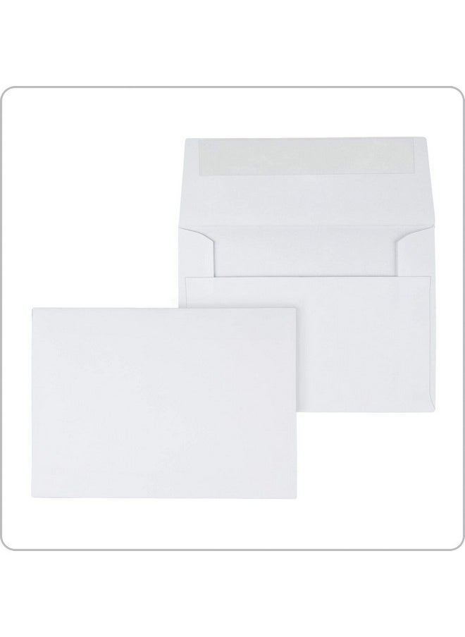Columbian Invitation Self Seal Envelopes 100/Box 4 X 6 Inches For Photos & Cards Release & Seal Peel And Seal Strip Square Flap White (Colo228)  - Image 2