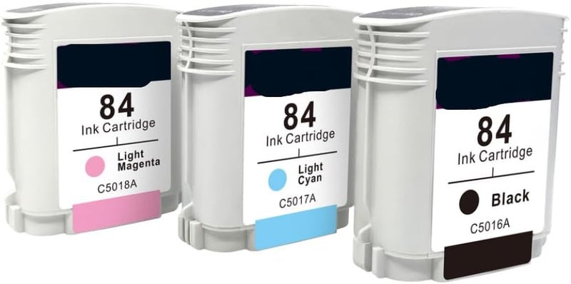 LC x1 Inkjet Cartridge Remanufactured Compatible for Designjet 10PS 20PS 50PS 30 130A 90 120 Printers - Image 2