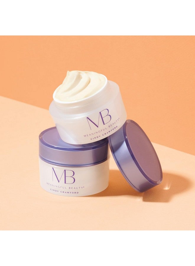 مينينغفول بيوتي كريم ليلي لاستعادة علامات التقدم في السن من Meaningful Beauty مع خلاصة البطيخ والريتينول، 0.33 أونصة - Image 4