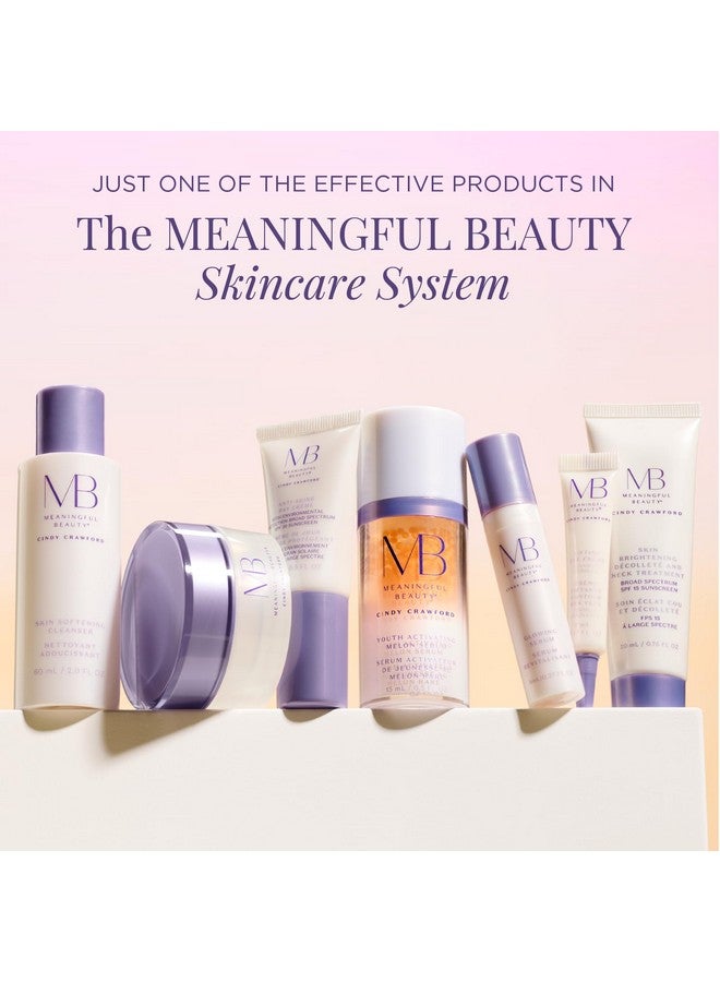 مينينغفول بيوتي كريم ليلي لاستعادة علامات التقدم في السن من Meaningful Beauty مع خلاصة البطيخ والريتينول، 0.33 أونصة - Image 2