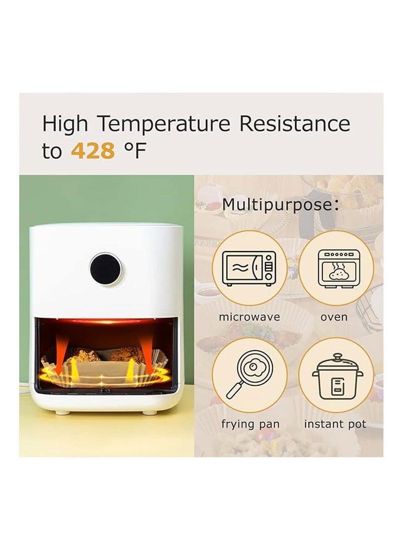 Air fryer paper food plate liner brown 20x20cm 100pcs - Image 5