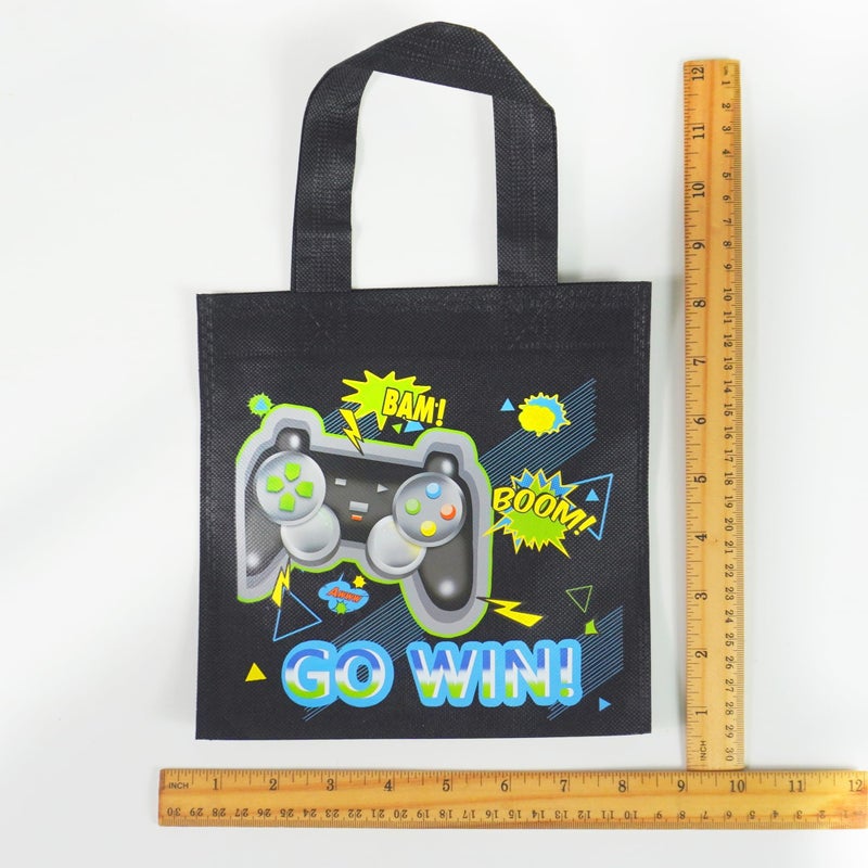 BANBALLON 20 PCS Video Game Party Favor Bags Gamer Gift Bags Treat Gift Bags for Kids Game On Birthday Party Video Game Theme Party Baby Shower Level Up Goodie Bags Supplies (GAME 01) - Image 4