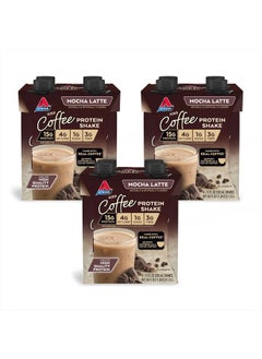 Atkins Mocha Latte Iced Coffee Protein Shake, 15g Protein, Low Glycemic, 4g Net Carb, 1g Sugar, Keto Friendly  - Image 1