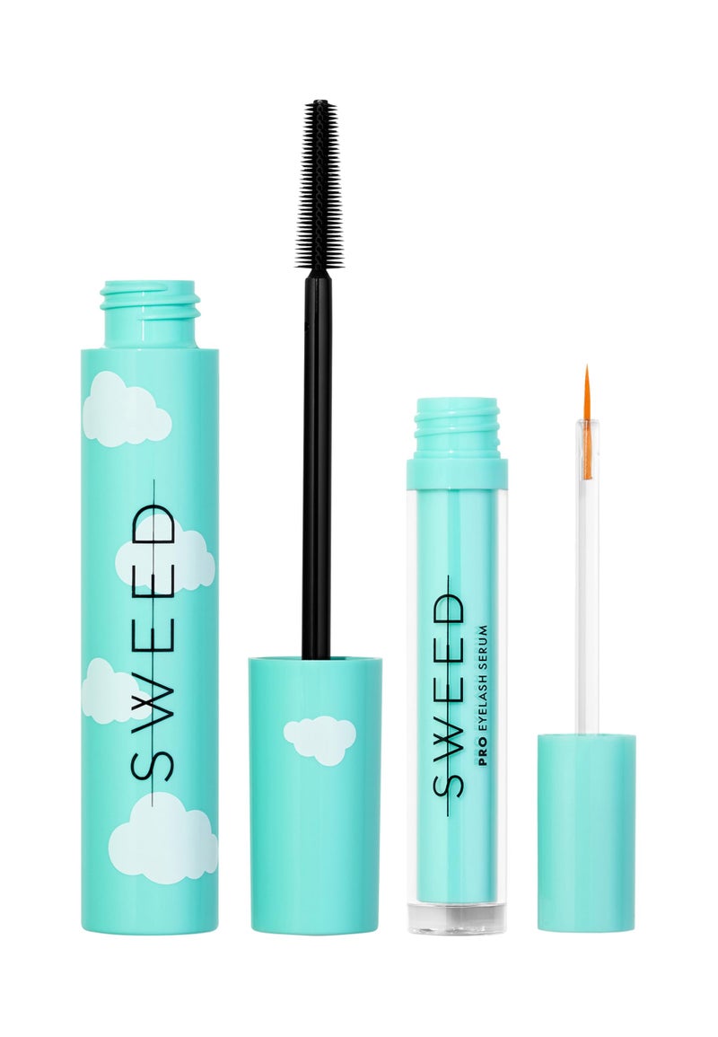 SWEED - Cloud Gift Set (Cloud Mascara; Black 12 mL + Eyelash Serum 3 mL) | Vegan, Cruelty-Free, Clean Beauty - Image 2