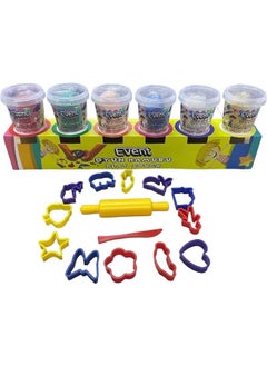 6color Play Dough 14PIECES Mold