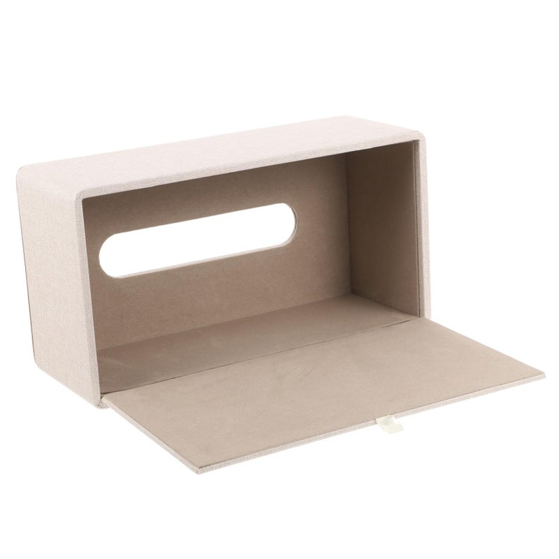 Pretztzoom Tissue Storage Case 25x13.5x9.5cm Water Resistant Easy Clean Tissue Box Cover For Office Home - Image 2