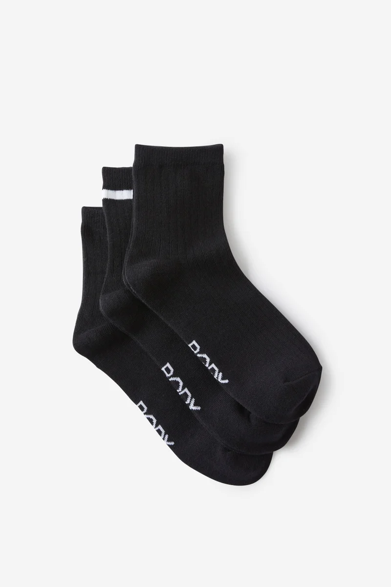بودي Body Mid Crew Socks 3Pk