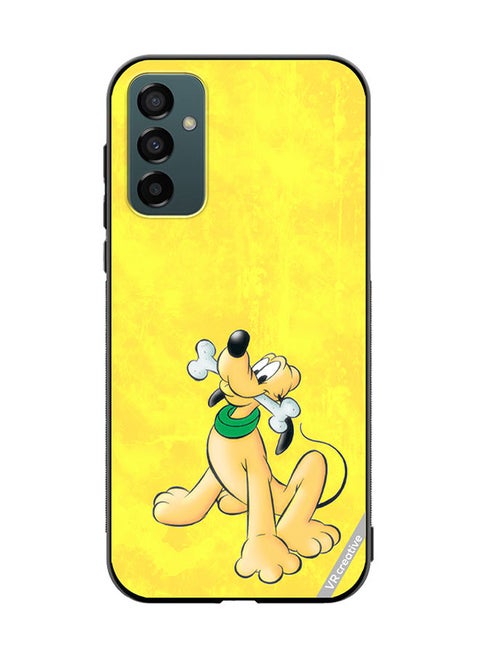 Protective Case Cover For Samsung Galaxy M23 Pluto Holding Bone Design Multicolour