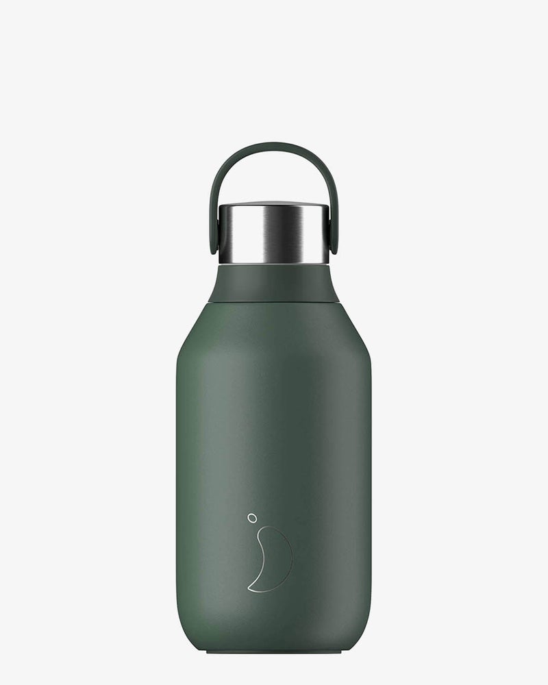 Chilly's | Water Bottle | Series 2 | Core | 350ml | Pine Green - Image 1