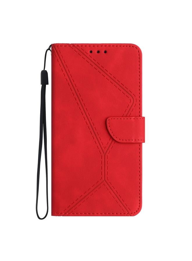 S-TOP Case For Samsung Galaxy A71 5G Stitching Embossed Leather Phone Case - Image 2