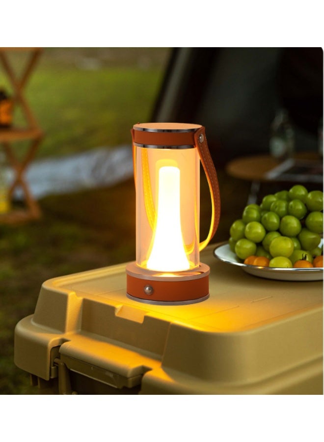 Rechargeable Leather Camping Lamp | Nordic Night Light  - Image 2