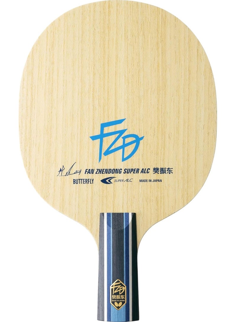 باترفلاي مضرب تنس طاولة Zhendong Super ALC من Butterfly بمقبض صيني احترافي صنع في اليابان - Image 4