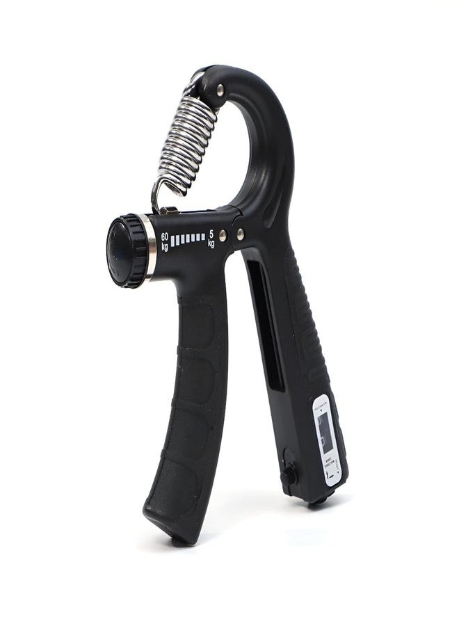 VISHARNI Adjustable Hand Grip Strengthener, Hand Gripper with Counter for Men & Women for Gym Workout Hand Exercise Equipment for Forearm, Finger Exercise Power Gripper - 60kg,Alloy - Image 1