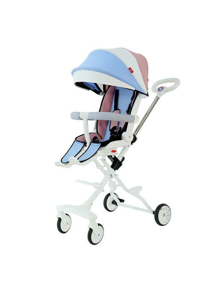 Generic Lightweight Stroller, Convenience Stroller with 360 Degree Rotational Seat, Baby Toddler Stroller for Travel, Multi Position Recline, Ultra Compact Fold & Airplane Ready Travel Stroller  - Image 1