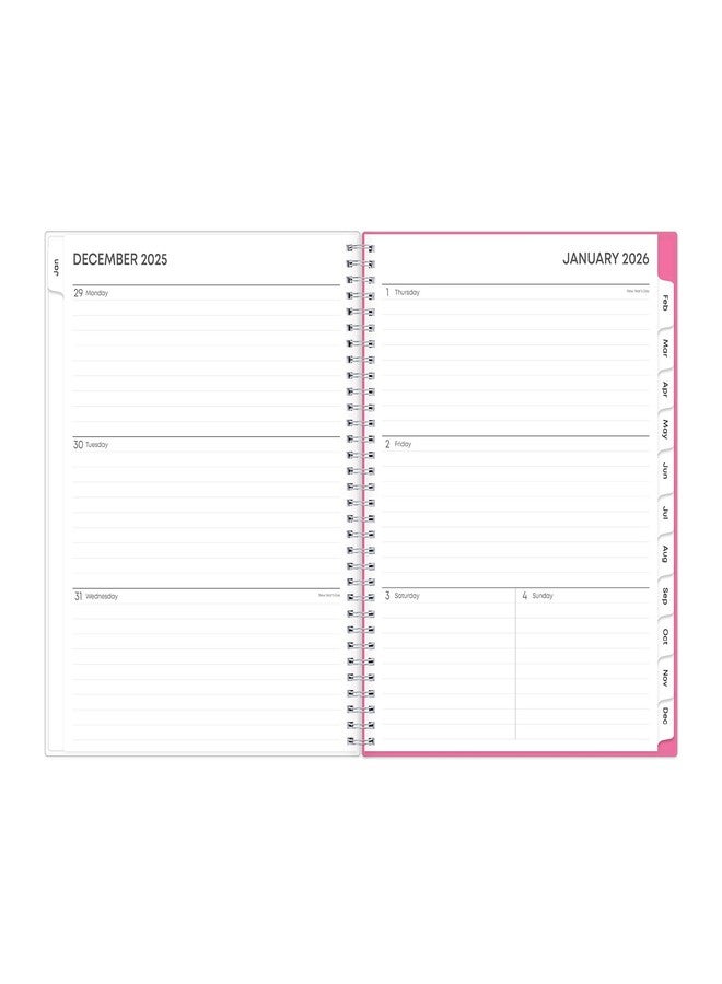 Blue Sky 2026 Blue Sky Weekly/Monthly Planner, 8-1/2" x 11", Orchid Poly, January To December, 140196 - Image 3