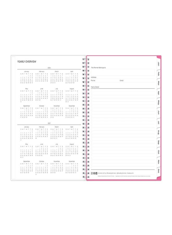 Blue Sky 2026 Blue Sky Weekly/Monthly Planner, 8-1/2" x 11", Orchid Poly, January To December, 140196 - Image 5