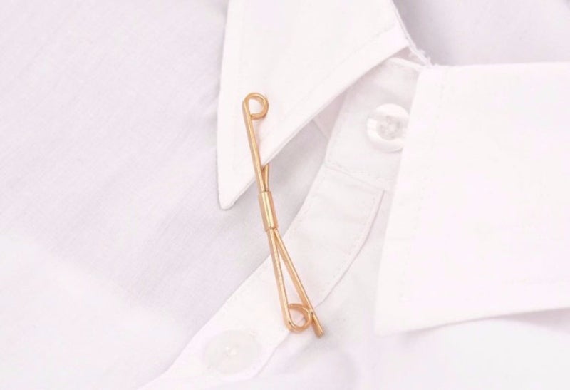 Geek-M Tie Collar Bar Pin Set for Men Classic Collar Clip Set of 2 (Style 6) - Image 3