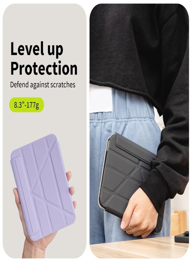 Switcheasy Origami for 2021 iPad Mini 6 8.3" & 2024 iPad Mini 7 (A17 pro) 8.3" - Lilac - Image 5