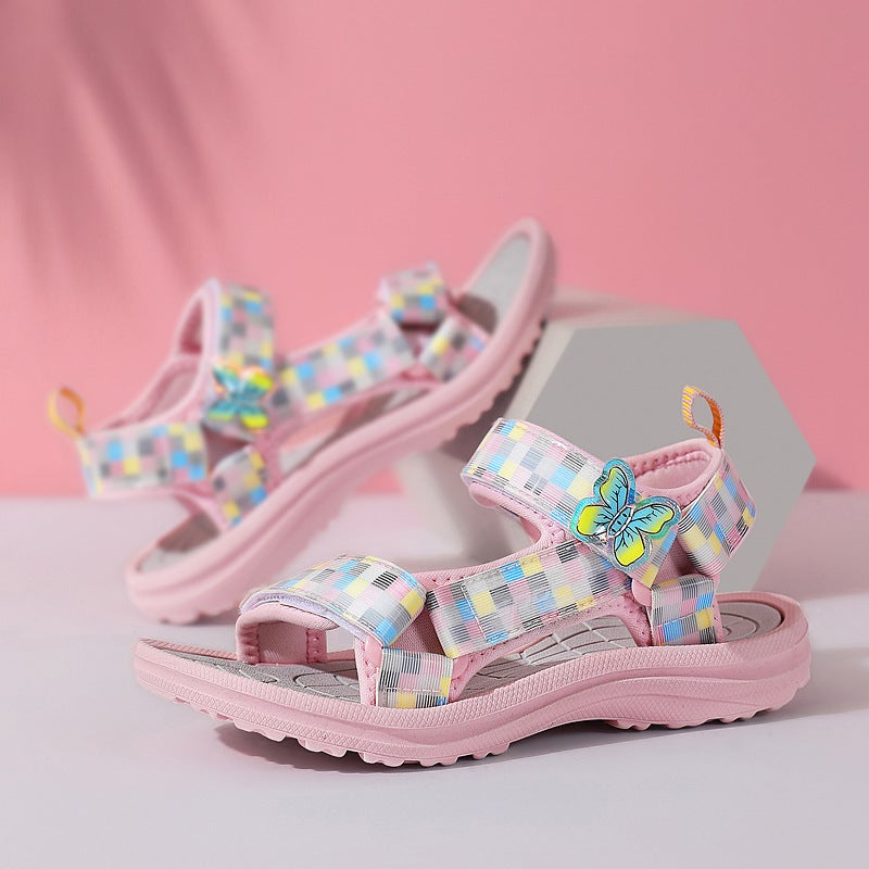 Supply Summer Children'S Sandals Children'S Shoes For Older Children Trendy Soft-Soled Outdoor Beach Shoes - Image 4