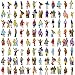 Evemodel P150W 100pcs 1160 Painted Figures N Scale Standing People Assorted Poses Model Trains - Image 3