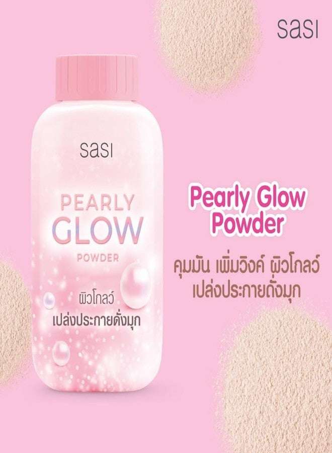 VIRAVIN HOUSEWARE Sasi Pearly Glow Powder, Pearl Radiance Finish, Oil Control, Glowing Skin with Fine Shimmer - Image 2