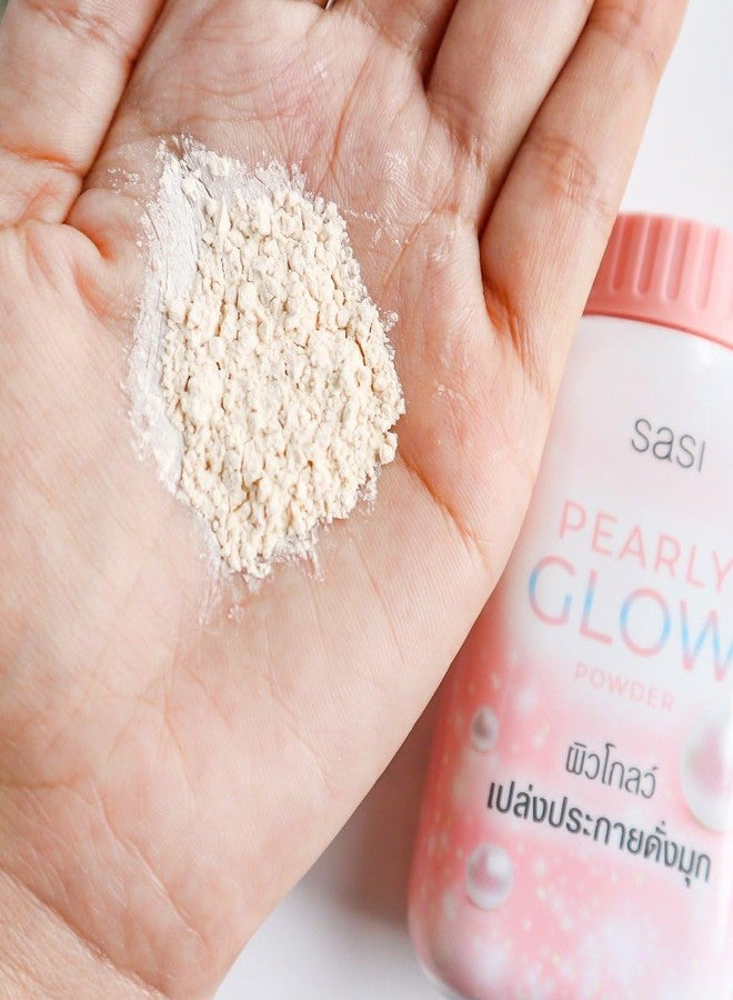 VIRAVIN HOUSEWARE Sasi Pearly Glow Powder, Pearl Radiance Finish, Oil Control, Glowing Skin with Fine Shimmer - Image 3