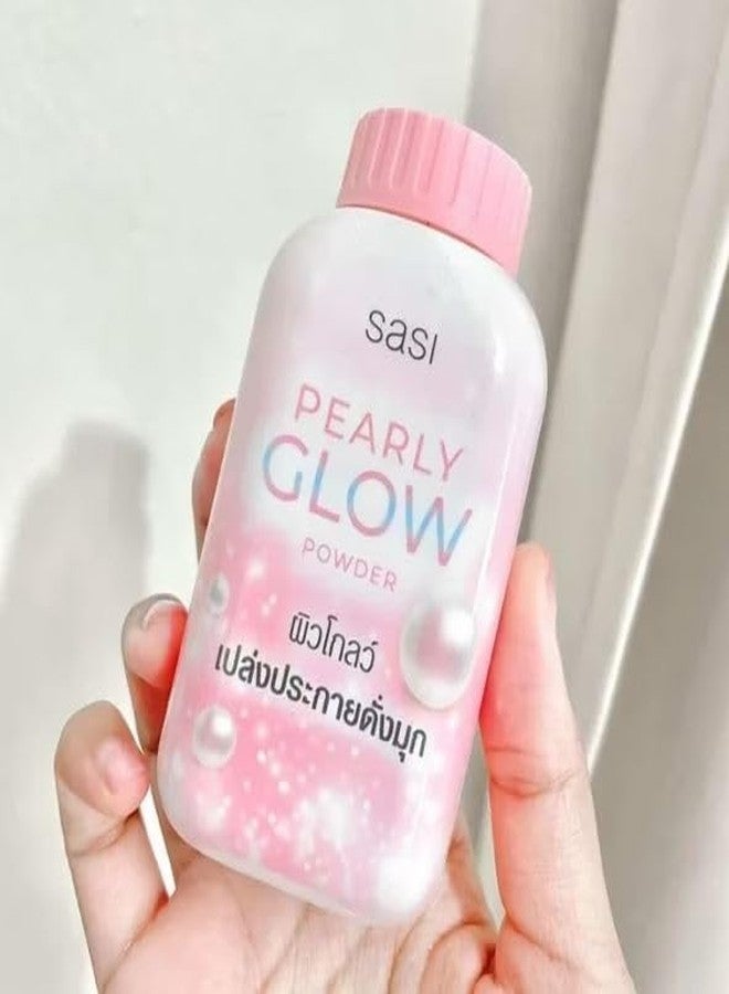 VIRAVIN HOUSEWARE Sasi Pearly Glow Powder, Pearl Radiance Finish, Oil Control, Glowing Skin with Fine Shimmer - Image 1