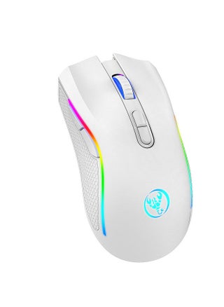 T69 2.4G Wireless Mechanical Mouse RGB Gaming Mouse Ergonomic Design 650mAh Battery Capacity 7 Programmable Buttons 10 Million Keystroke Lifetime 4800DPI - pzsku/ZF0863E1E79102CDB6C1DZ/45/_/1691029604/40ed9ba6-065d-4212-b67a-0d61ce000a40