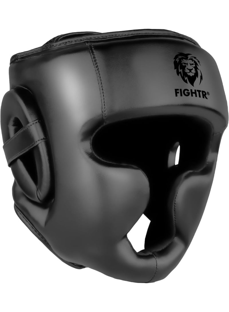 FIGHTR® Boxing Headgear with Best fit | Boxing Helmet Guard for Sparring | Adjustable Size for Boxing, MMA, Muay Thai, Kickboxing & Martial Arts - Image 1