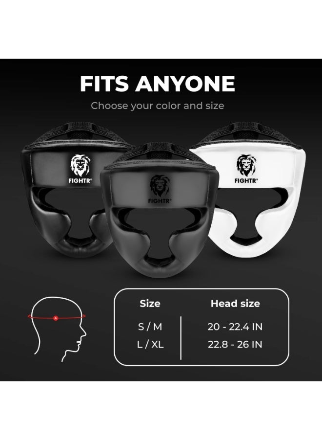 FIGHTR® Boxing Headgear with Best fit | Boxing Helmet Guard for Sparring | Adjustable Size for Boxing, MMA, Muay Thai, Kickboxing & Martial Arts - Image 4