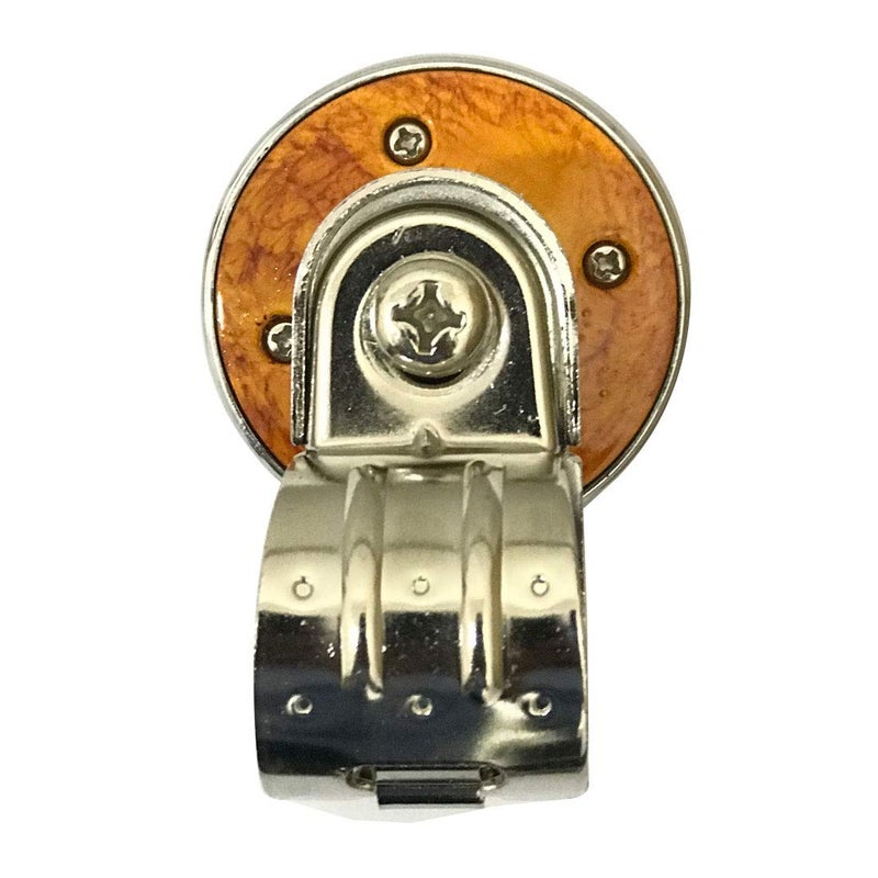 Oshotto مقبض الطاقة I-QUE (SK-015) لعجلة القيادة مع دوار متوافق مع تويوتا إنوفا كريستا (بني) - Image 3