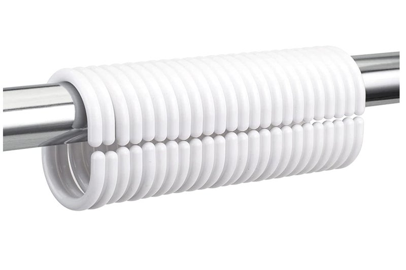 Vyonald Trading Shower Curtain Rings C Type_White_Pieces (24)  - Image 2