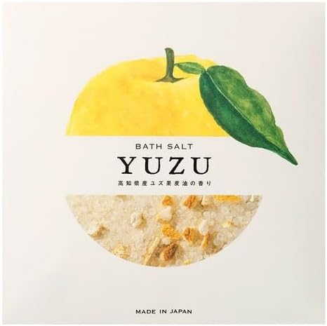 Bath Salt PowderAromatherapy Made in Japan Soaking Relaxing Rejuvnating Yuzu 139 Ounce Pack of 1 White